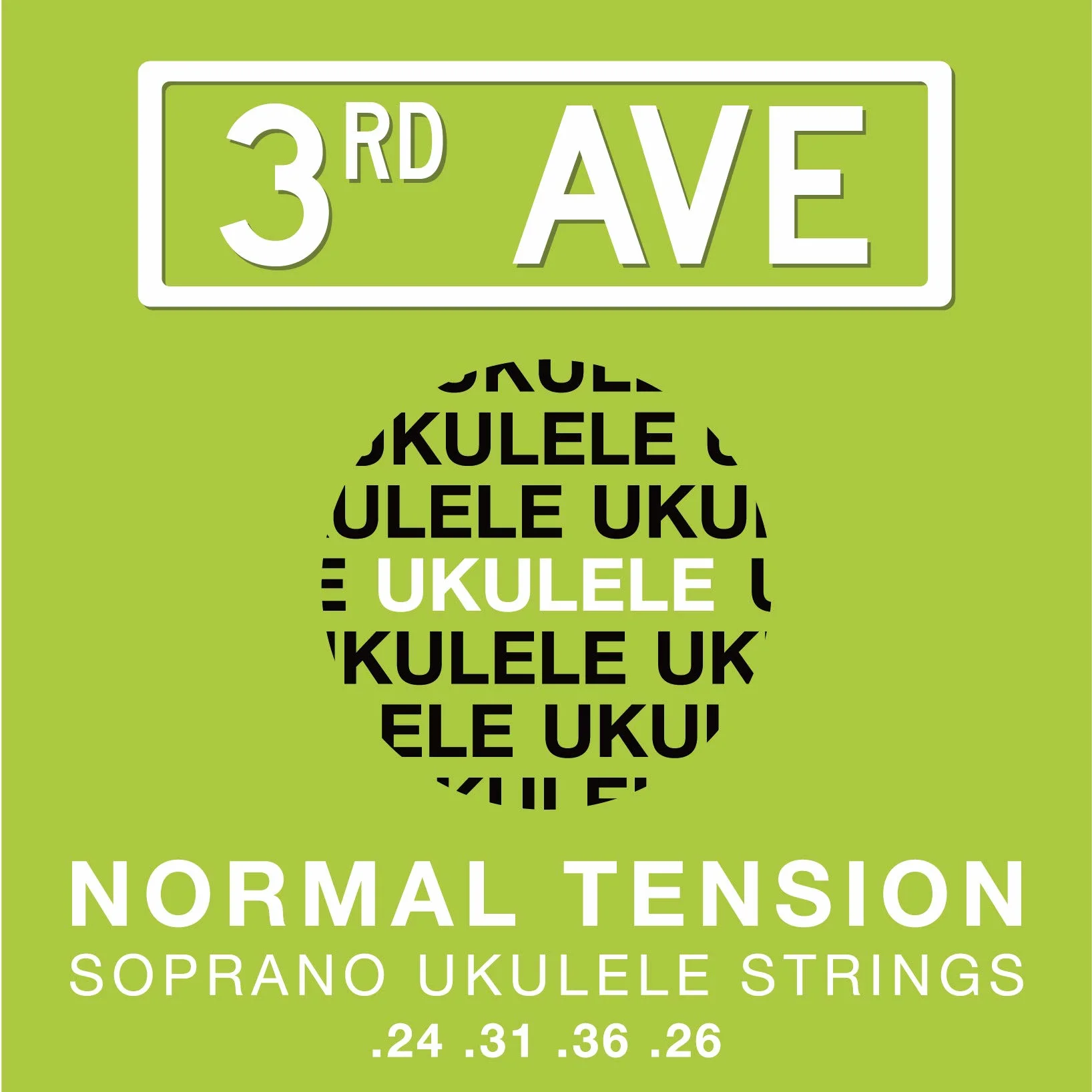 3rd Avenue Songrano Struny do Ukulele - Pojedynczy zestaw