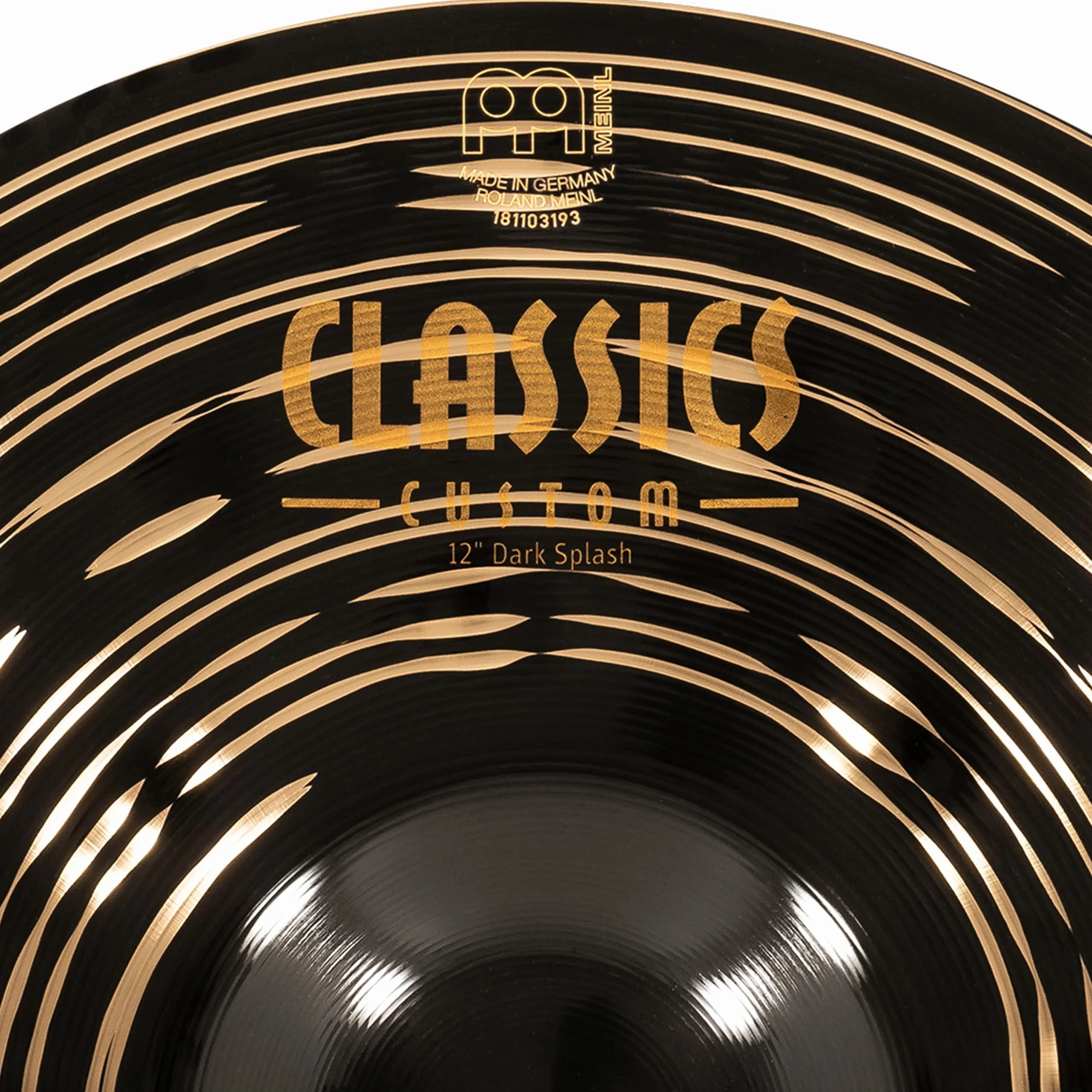 MEINL talerze klasyczne niestandardowe ciemne rozpryski - 25 cm (CC10DAS)