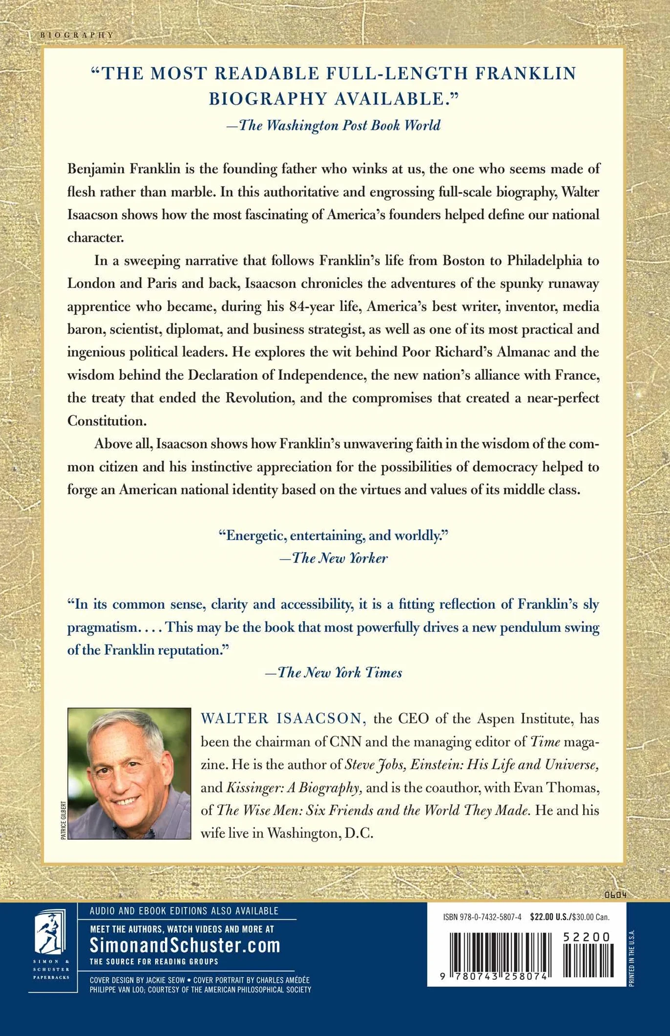 Benjamin Franklin: An American Life