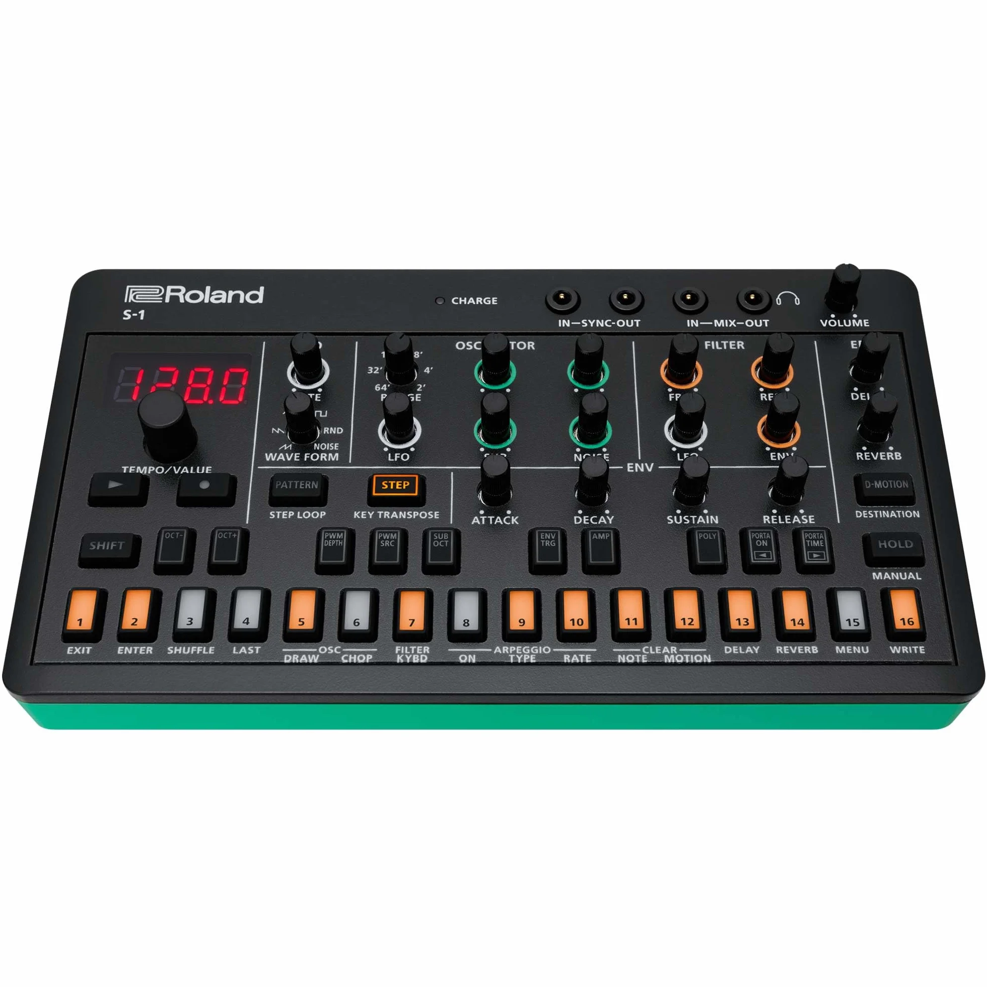 Roland AIRA Compact S-1 Tweak Synth | Ultraprzenośny Micro Polysynth z Zaawansowanymi Narzędziami | D-Motion Sound Control | Bateria na 4,5-godzinny | Lekki i Wytrzymały
