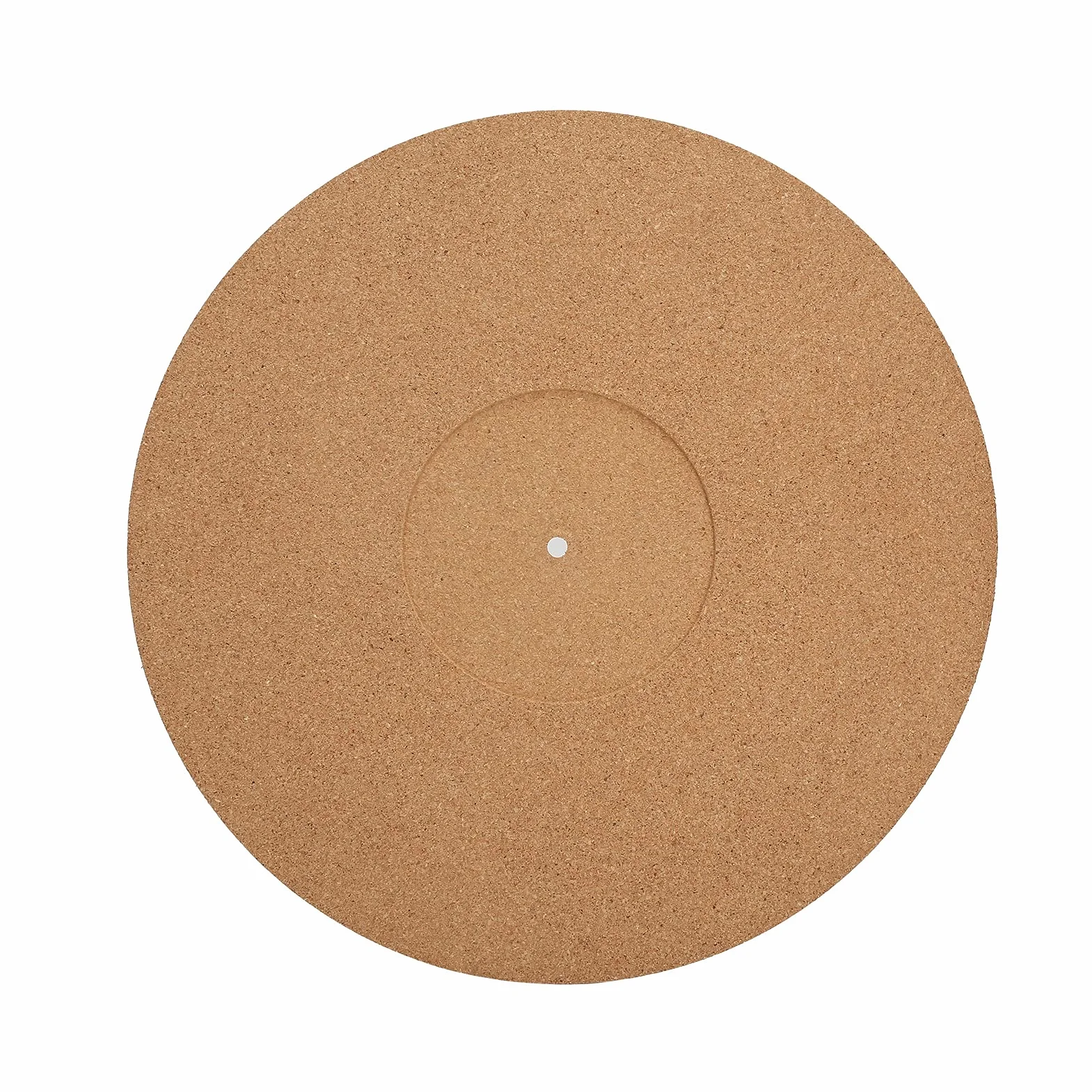 Mata do Talerza Gramofonu Miękki Korek, Gramofon Slipmat Antystatyczna Mata Korkowa 12-calowy Korkowy Gramofon LP Slipmat Uniwersalny do Podkładki Pod Płytę Winylową, Poprawia Dźwięk i Zmniejsza Hałas