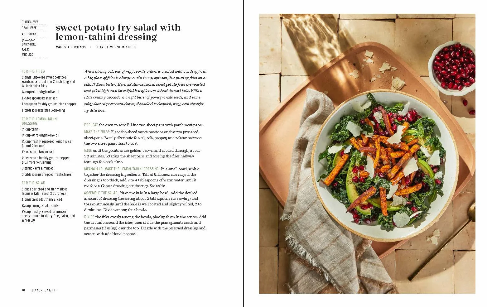 Dinner Tonight: 100 Simple, Healthy Recipes for Every Night of the Week: 3