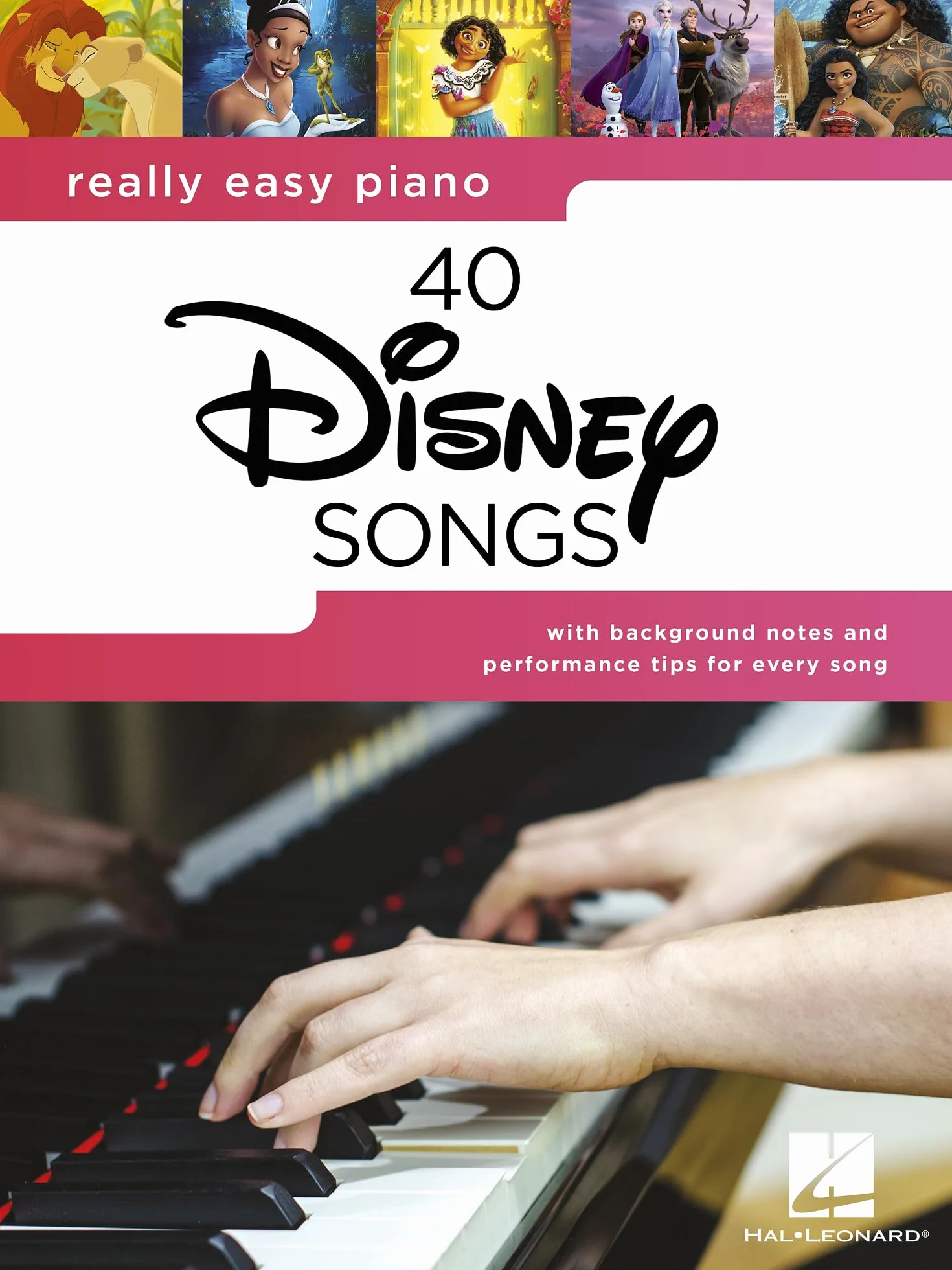 Really easy piano : 40 disney songs - piano