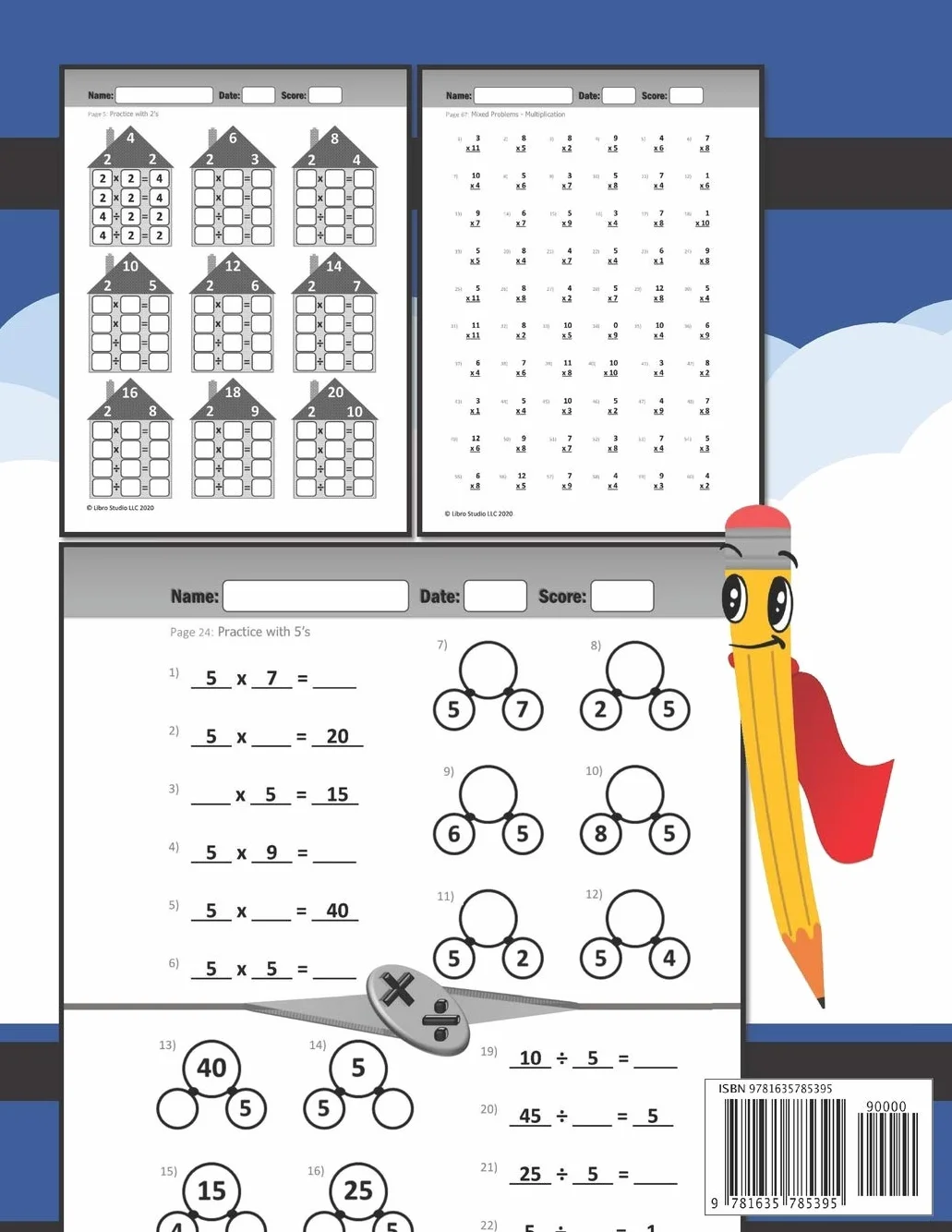 Multiplication and Division: Times Tables Workbook (With Answer Key) - Multiply and Divide Digits 0-12 - KS2 (Ages 7-11) (Grades 2-4)