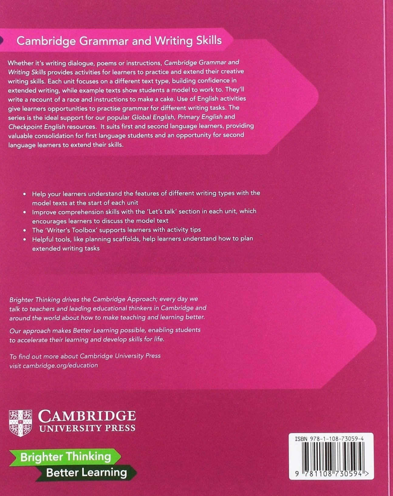 Cambridge Grammar and Writing Skills Learner's Book 2: Vol. 2