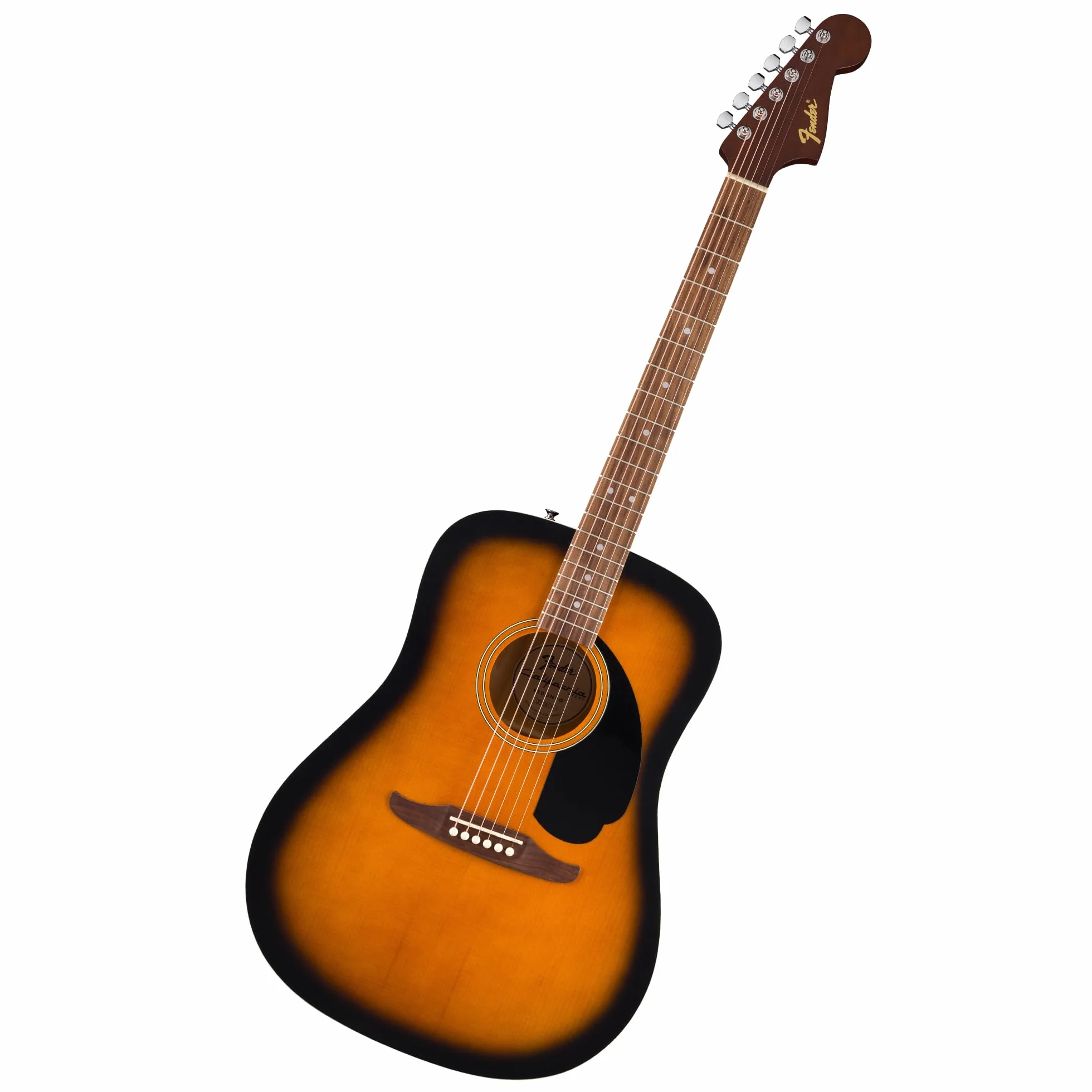 Fender California Debut Redondo Dreadnought gitara akustyczna, świerkowy top, czarna maskownica, 2-kolorowa Sunburst