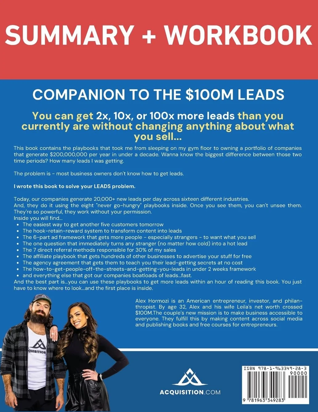$100M Leads Summary & Workbook: How to Get Strangers To Want To Buy Your Stuff