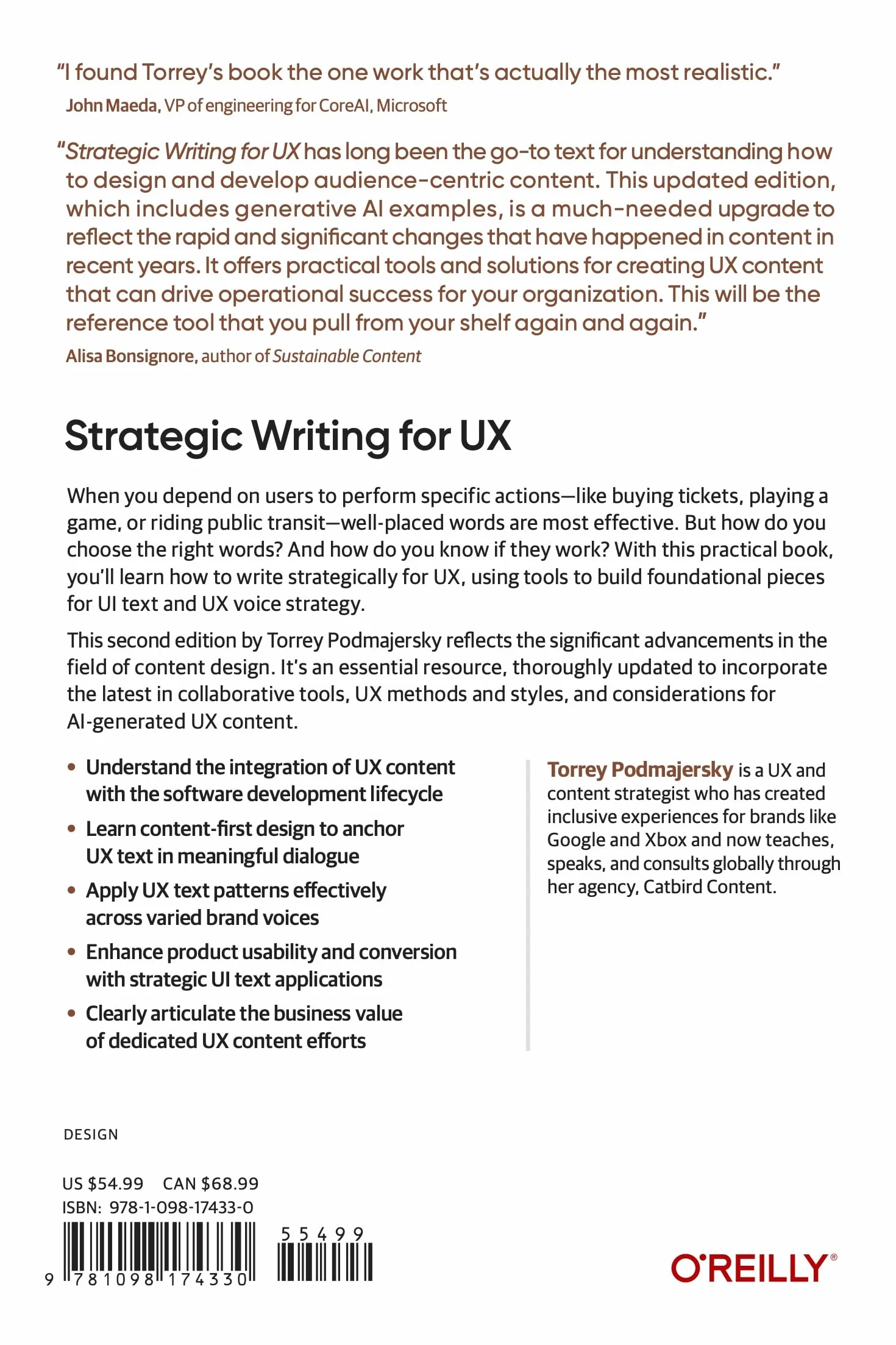 Strategic Writing for UX: Drive Engagement, Conversion, and Retention with Every Word