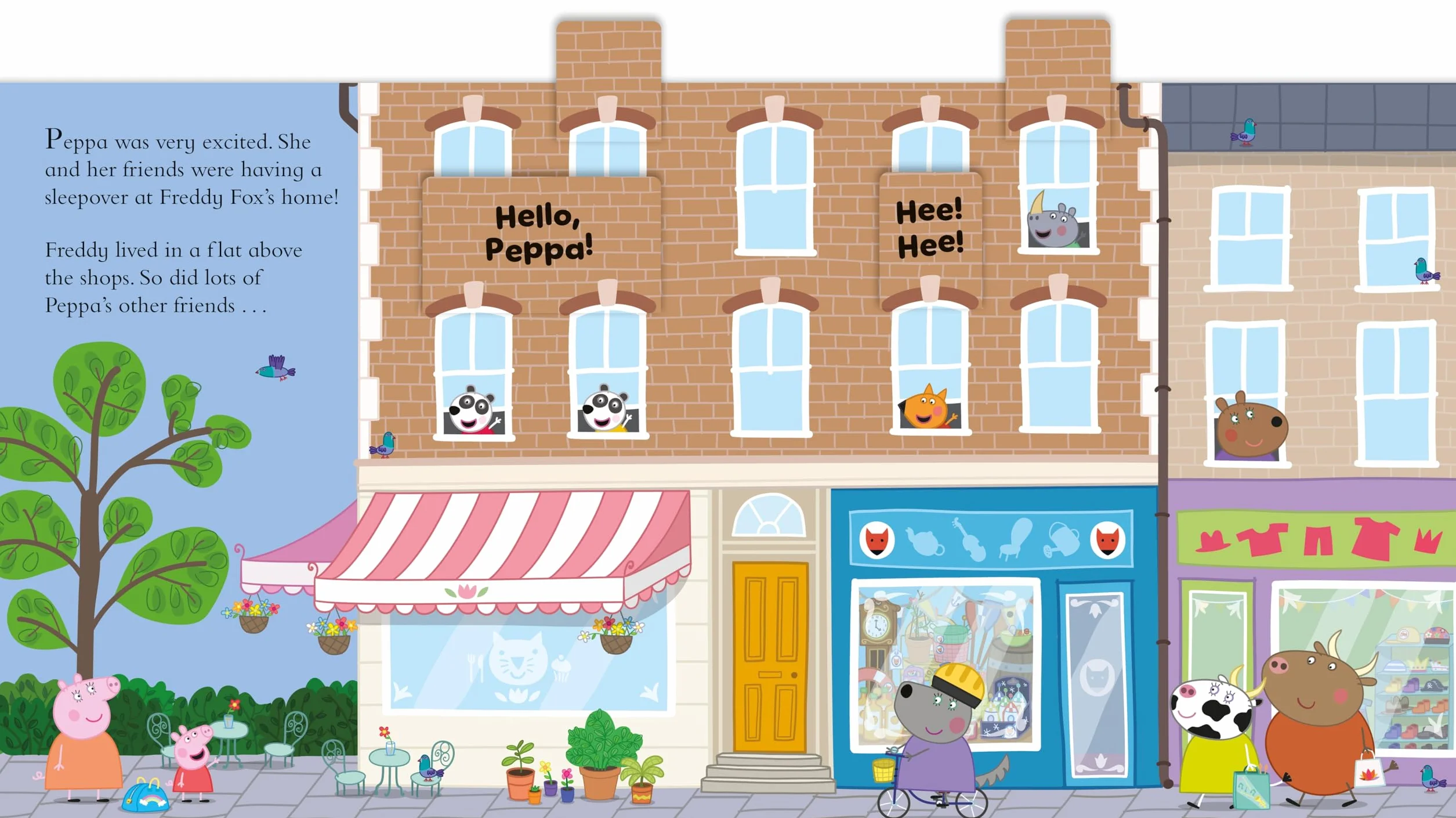 Peppa Pig: Peppa's Sleepover Fun: A lift-the-flap storybook