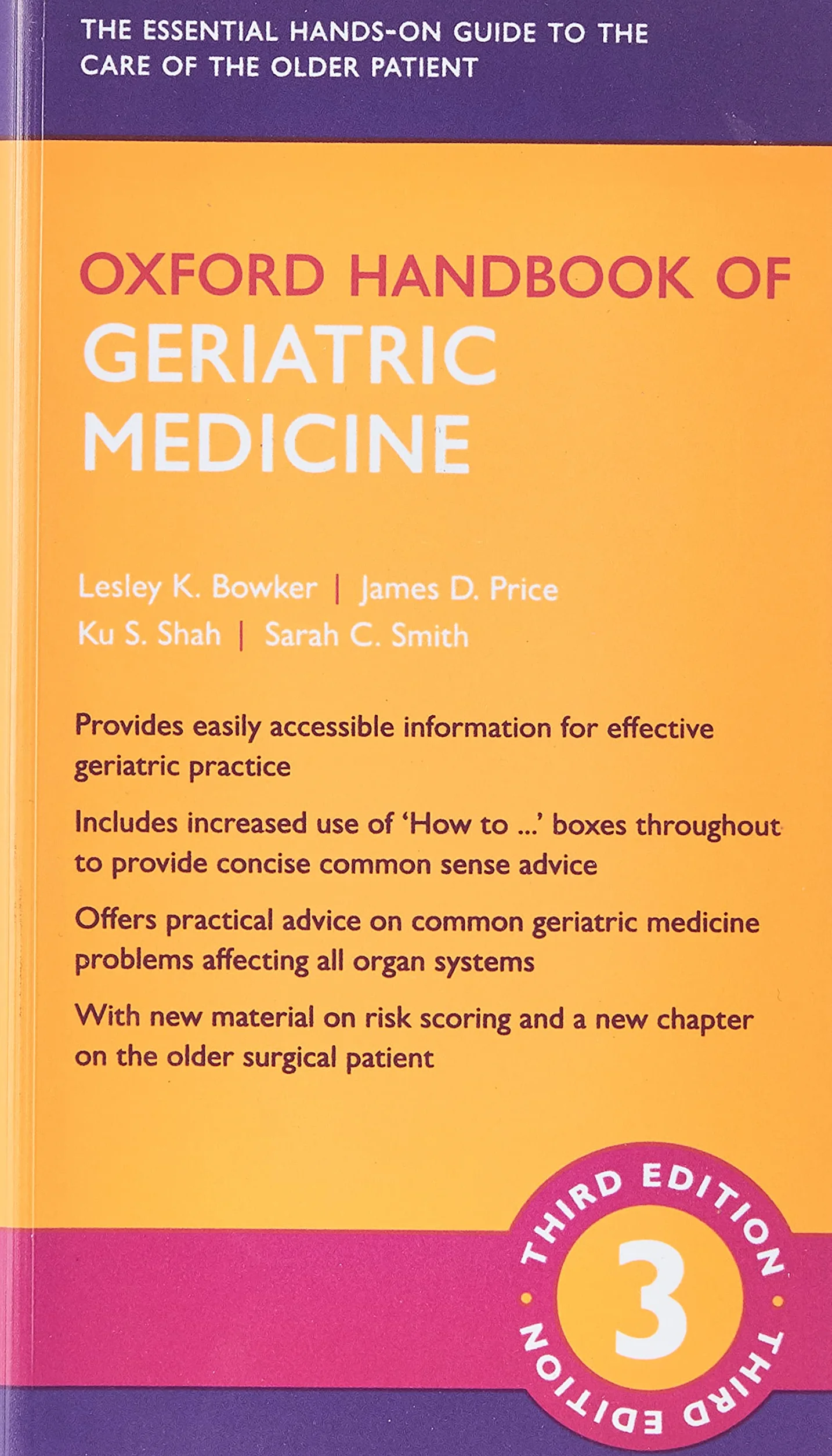 Oxford Handbook of Geriatric Medicine 3e