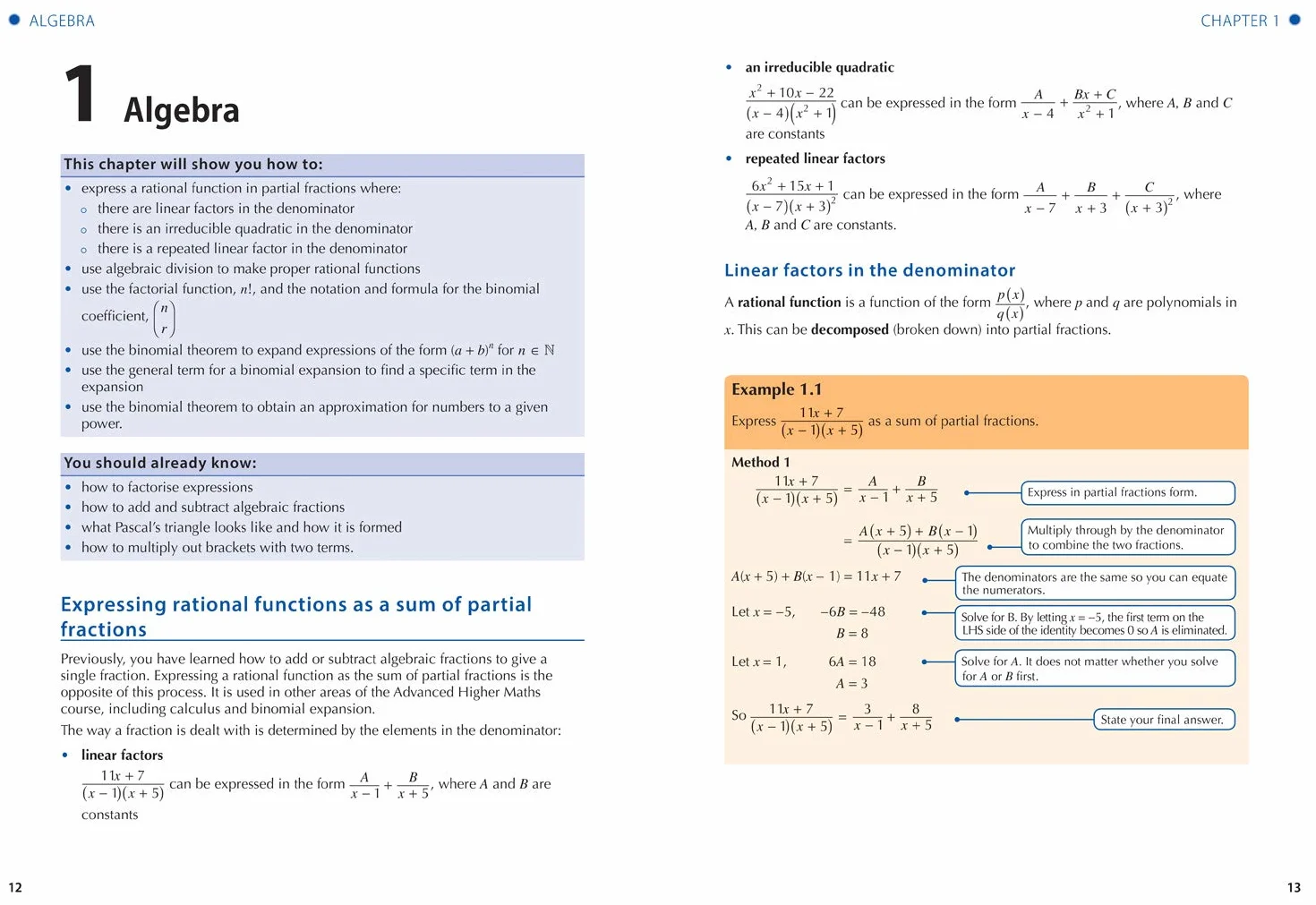 Advanced Higher Maths: Comprehensive textbook for the CfE