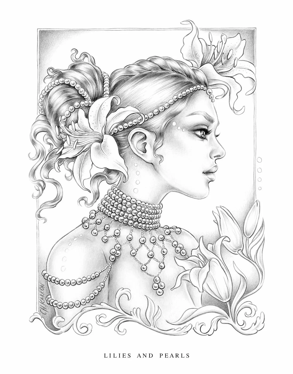 Wildflower Folk Coloring Book