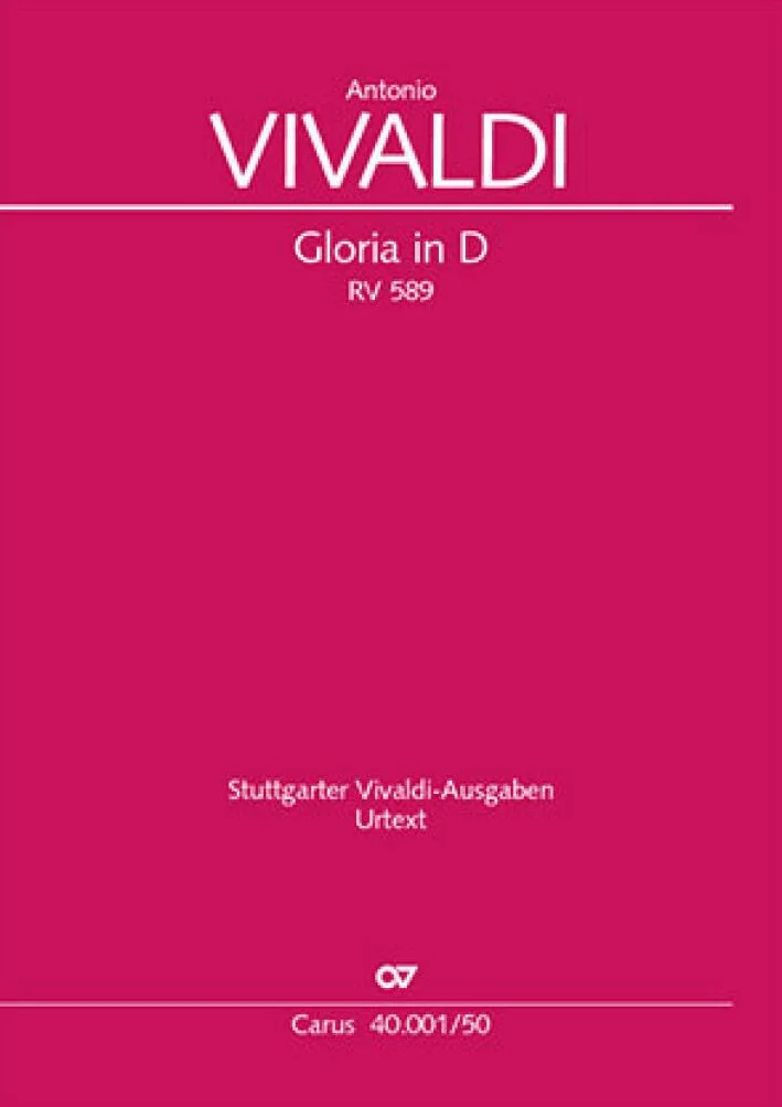 Vivaldi - gloria in d - rv 589 - gloria en re - nouvelle edition: RV 589, 1713/1717