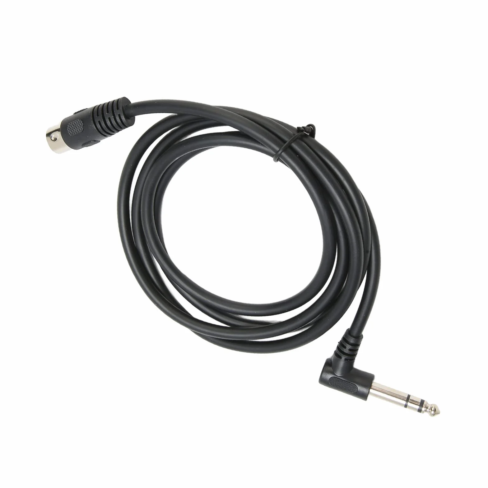 Kabel 1/4 Cala do DIN 5 Pin, 90 Stopni 6.35mm Męski na MIDI 5Pin Męski TRS Stereofoniczny Kabel Audio do Głośnika, Wzmacniacza, Miksera, Klawiatury MIDI, 4,9 Stopy