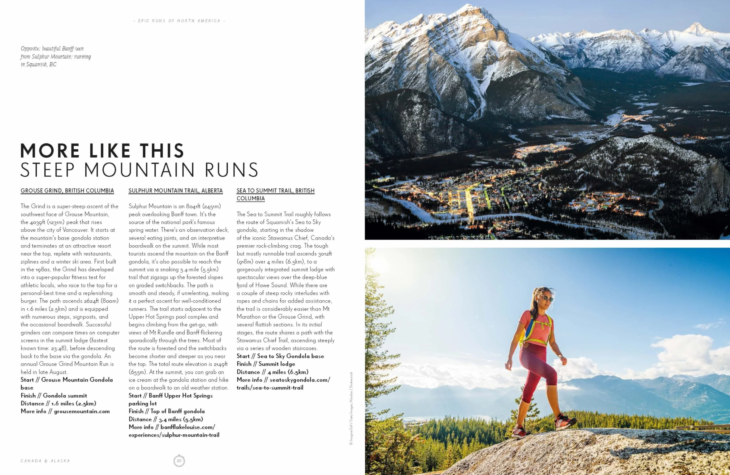 Epic Runs of North America 1ed -anglais-: 200 Thrilling Routes & Trails | Expert Travel Tips & Maps | Easy & Challenging Adventures | Running Stories from Athletes