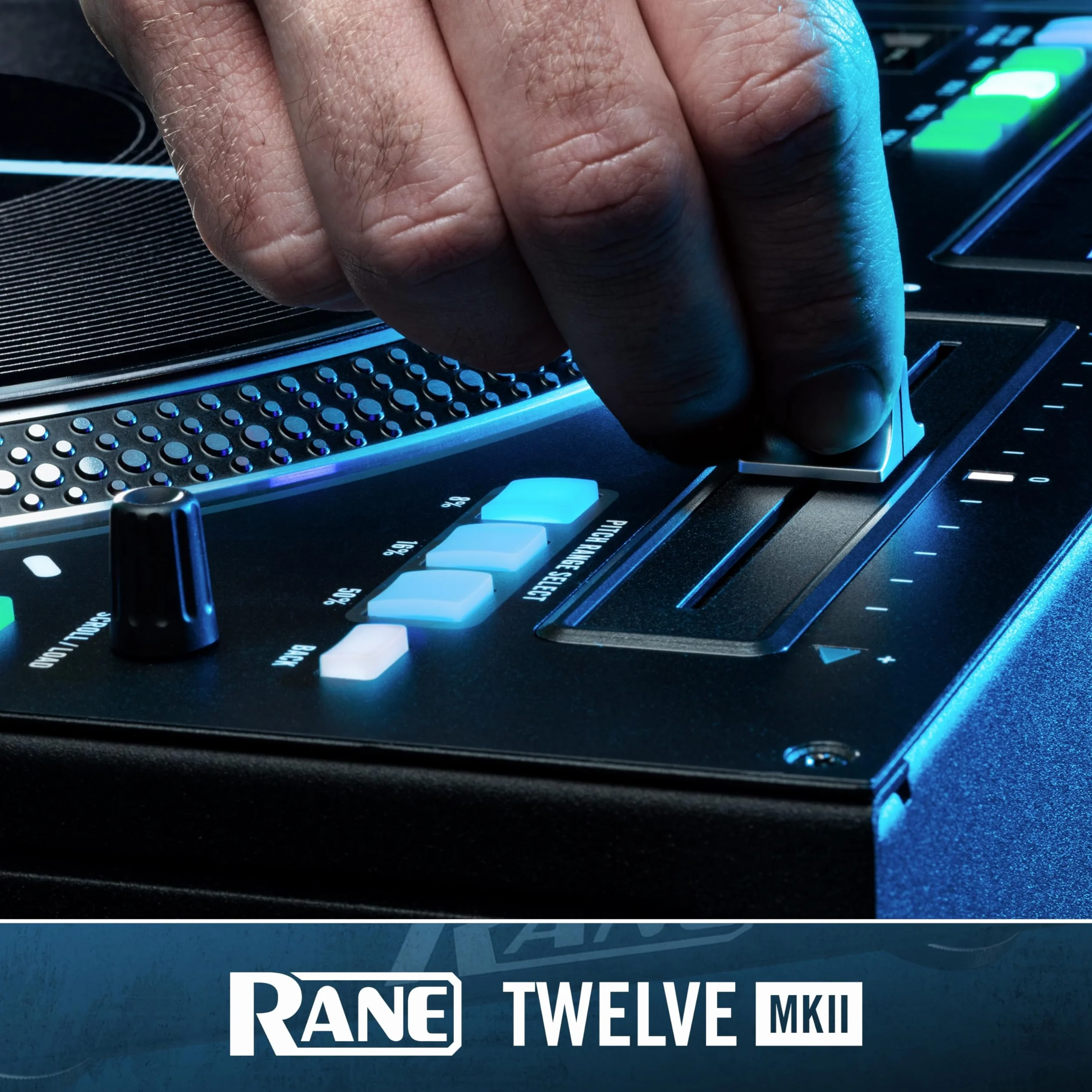 RANE TWELVE MKII - Kontroler MIDI Dla DJ-ów z Napędzanym Talerzem ze Sterowaniem USB MIDI i DVS do Traktora, Virtual DJ i Serato DJ