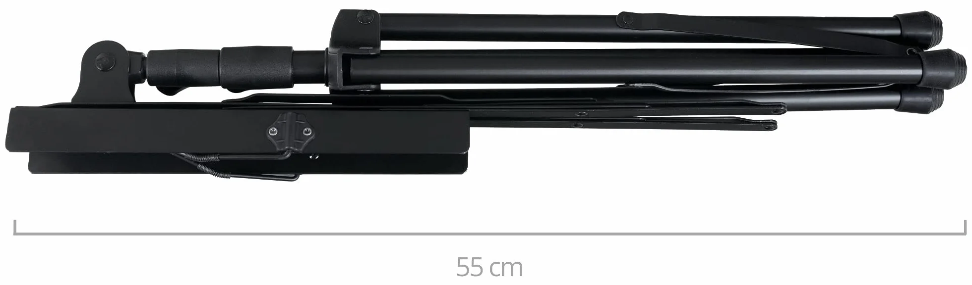 Classic Cantabile Stojak na nuty "Easy" z torbą – nowy mechanizm ułatwia otwieranie półki – regulacja wysokości od 45 – 118 cm – tylko 1,2 kg – w zestawie zaciski do nut – odpowiedni dla dzieci – czarny