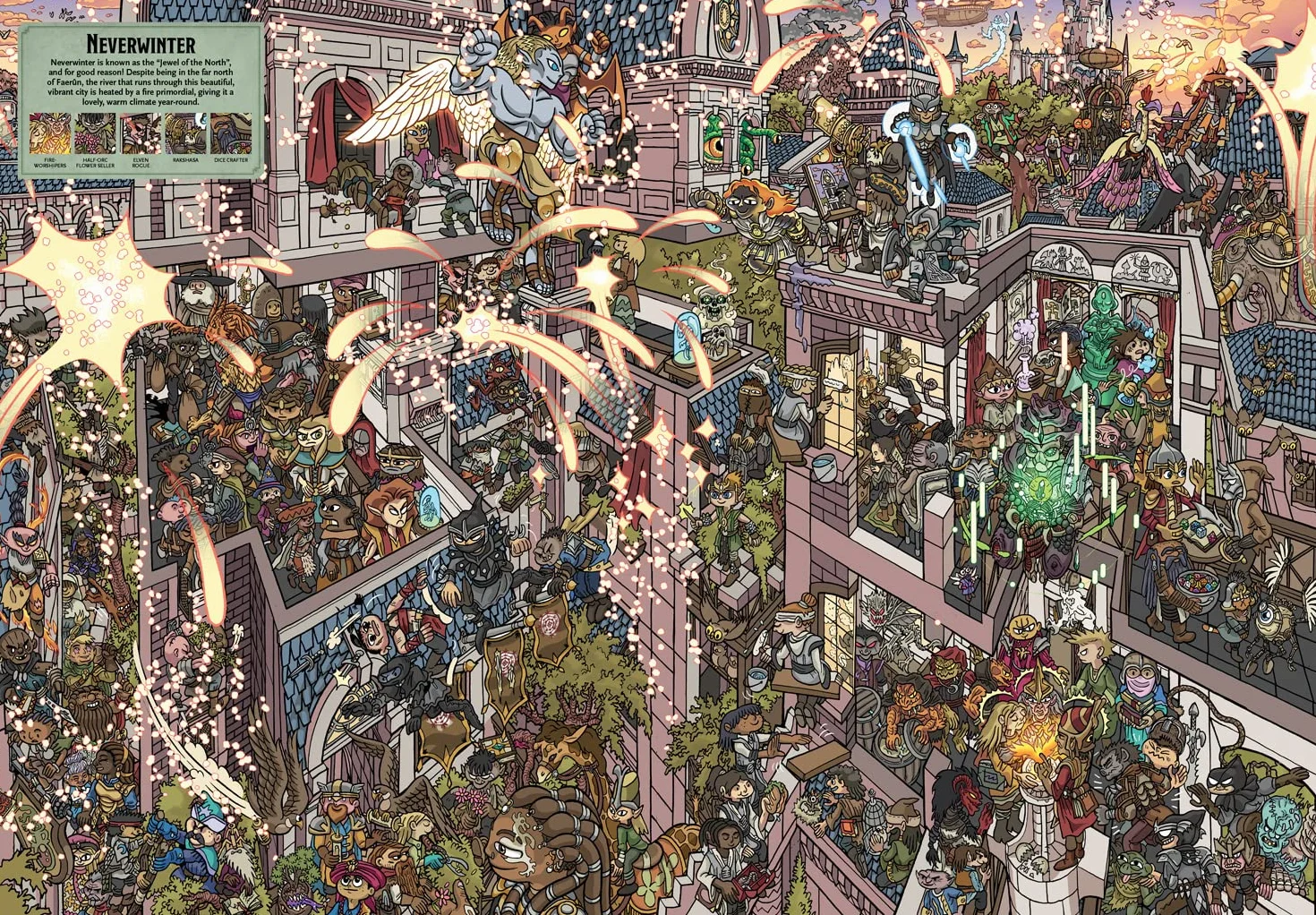 Dungeons & Dragons Behold! A Search and Find Adventure: An official gift for kids, adults, and fans of D&D and fantasy role play games