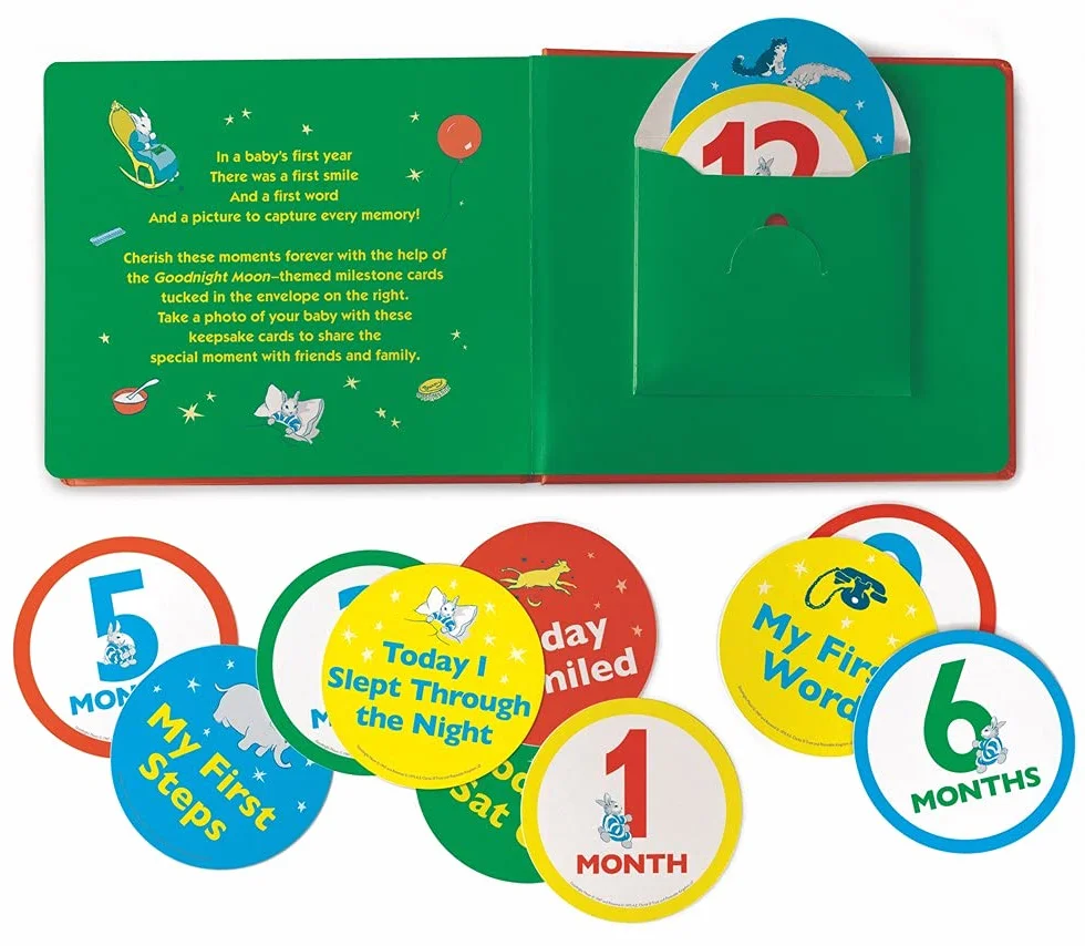 Goodnight Moon Milestone Edition: Book and Milestone Cards