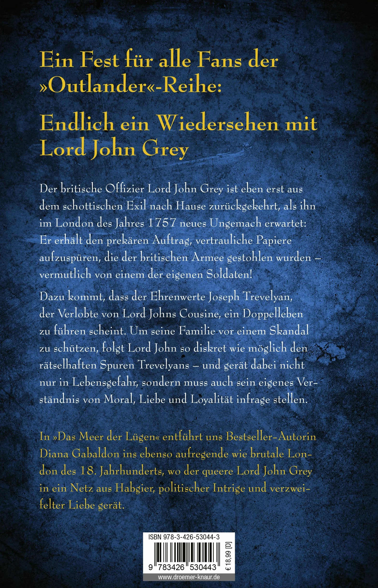 Das Meer der Lügen: Ein Lord-John-Roman: 1