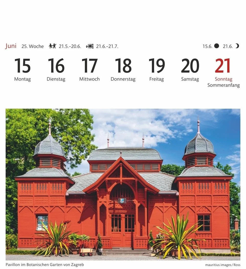Kroatien Sehnsuchtskalender 2026 - Wochenkalender mit 53 Postkarten: Malerische Orte und die schönsten Landschaften Kroatiens im ... Reise-Kalender zum Aufstellen oder Aufhängen