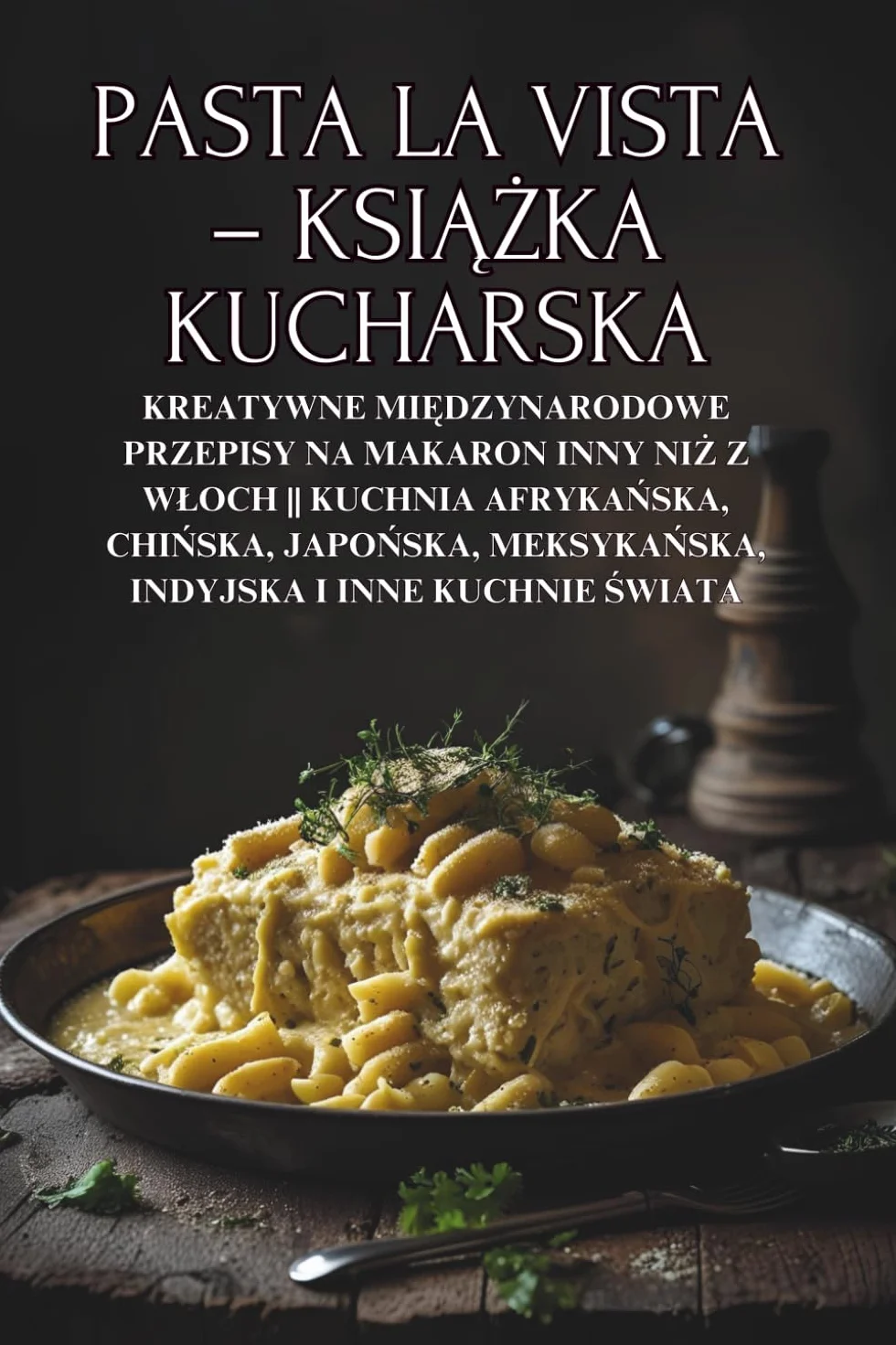 Pasta la Vista – książka kucharska: Kreatywne międzynarodowe przepisy na makaron inny niż z Włoch || Kuchnia afrykańska, chińska, japońska, meksykańska, indyjska i inne kuchnie świata