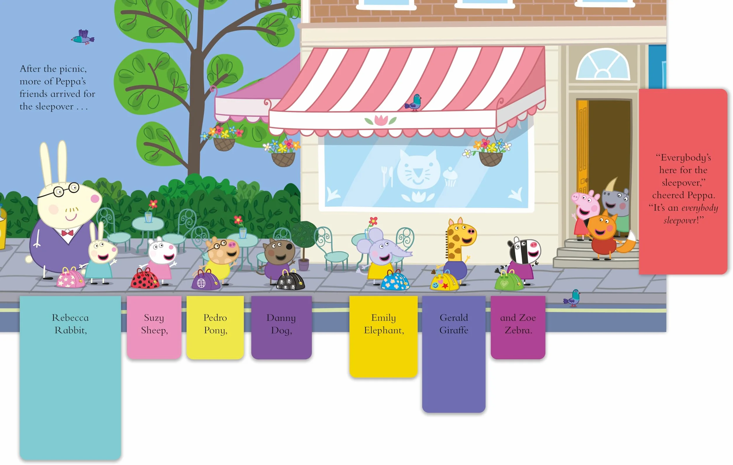 Peppa Pig: Peppa's Sleepover Fun: A lift-the-flap storybook