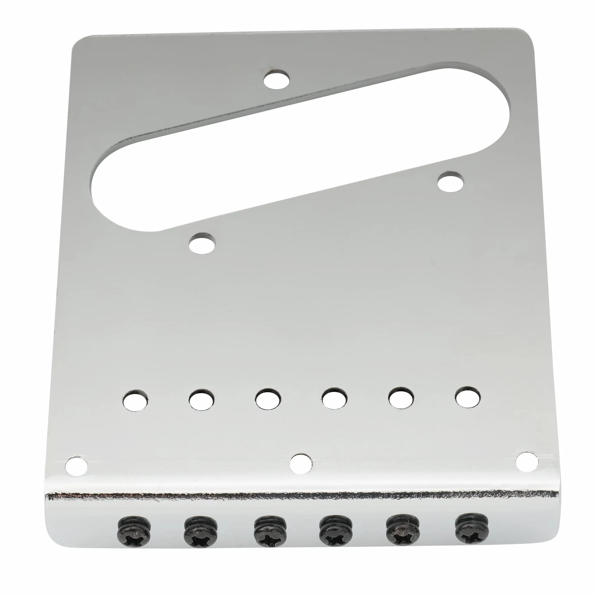Wilkinson WOT03 52,5 mm (2-1/16") Telecaster Bridge Modern 6 siodełek do gitary elektrycznej w stylu amerykańskim Tele TL, chrom