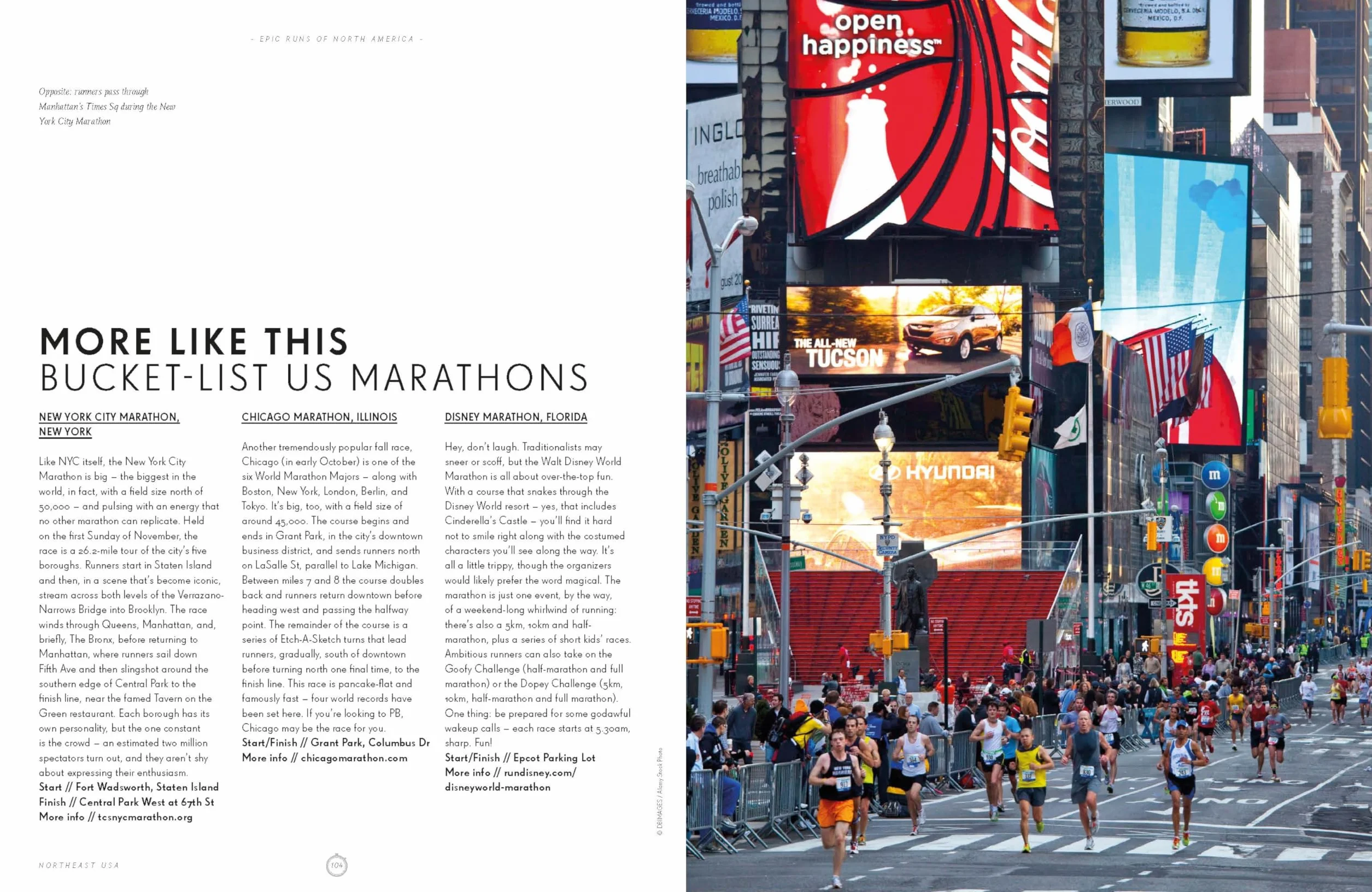 Epic Runs of North America 1ed -anglais-: 200 Thrilling Routes & Trails | Expert Travel Tips & Maps | Easy & Challenging Adventures | Running Stories from Athletes