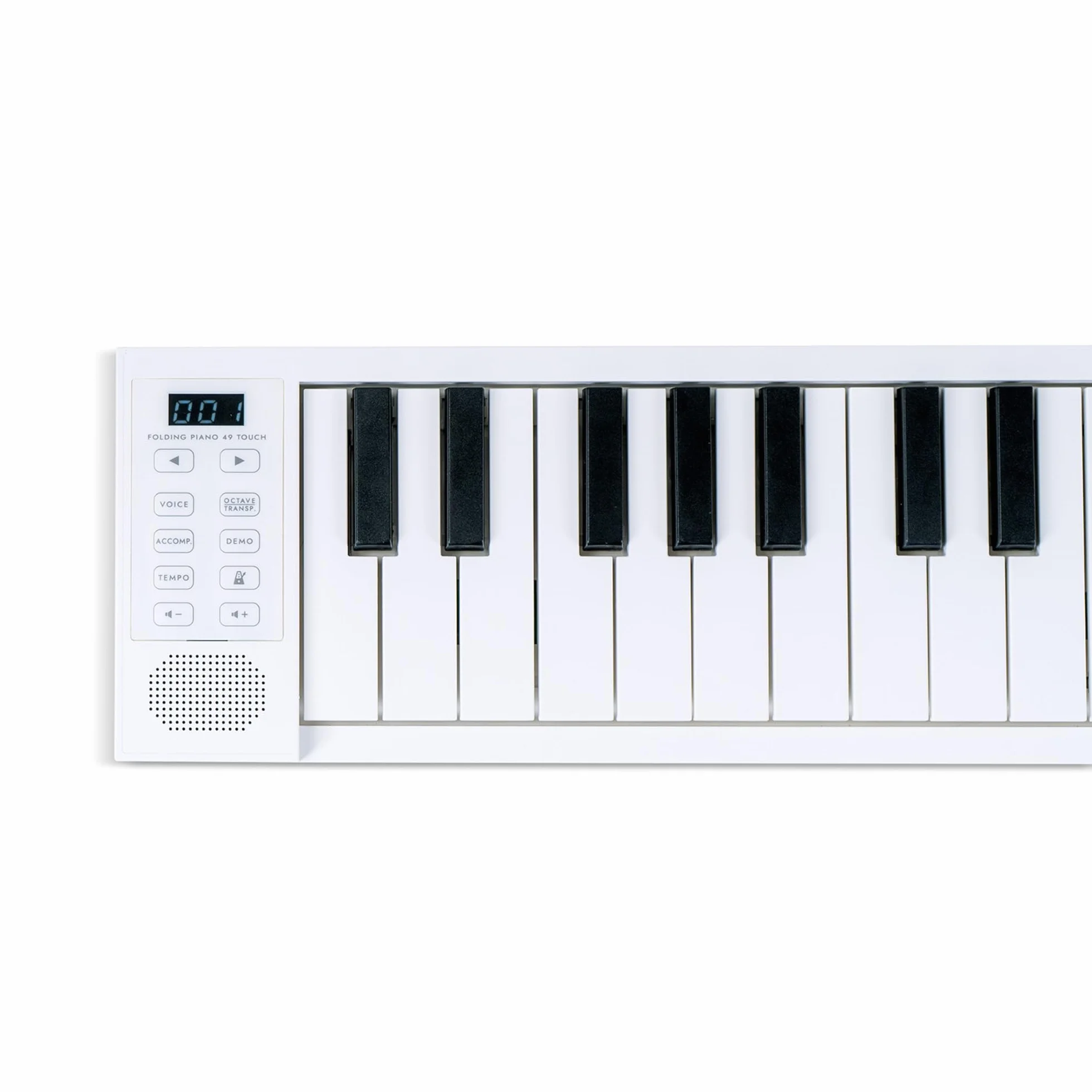 FP-49 Touch 49 Key Touch Touch Sensitive biały przenośny składany cyfrowy fortepian firmy Blackstar USB MIDI Controller z akumulatorem
