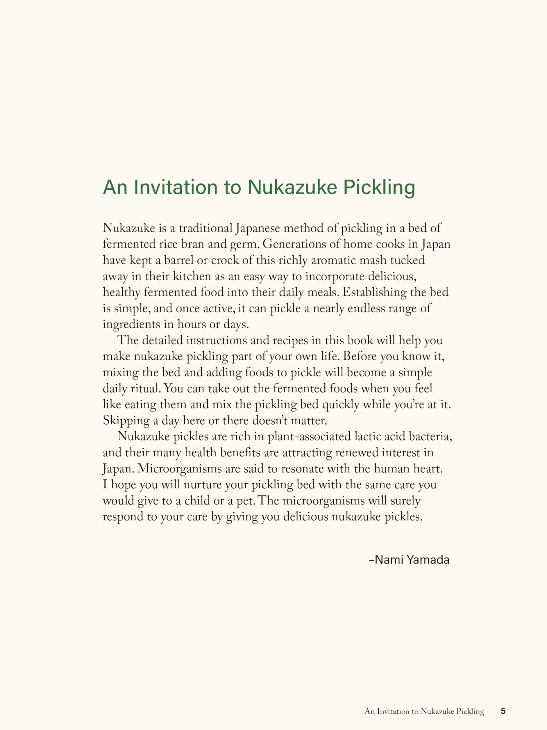 Nukazuke: The Japanese Art of Fermented Pickling
