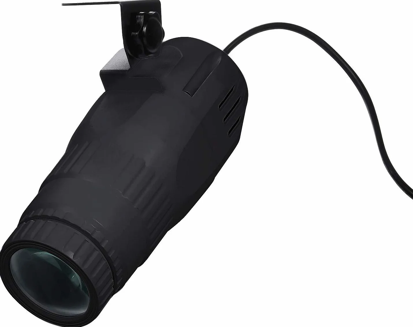 Lixada Pinspot Mini reflektor LED RGBW z pilotem zdalnego sterowania, efekt sceniczny, do DJ-a, dyskoteki, na imprezę, bar, klub, pokaz weselny (czarny)